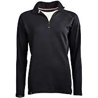 Ženska majica zip kragna dugih rukava Altai - 100% ekstra fina merino vuna