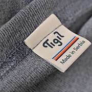 Ženska majica zip kragna dugih rukava Altai - 100% ekstra fina merino vuna