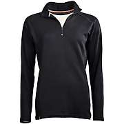 Ženska majica zip kragna dugih rukava Altai - 100% ekstra fina merino vuna