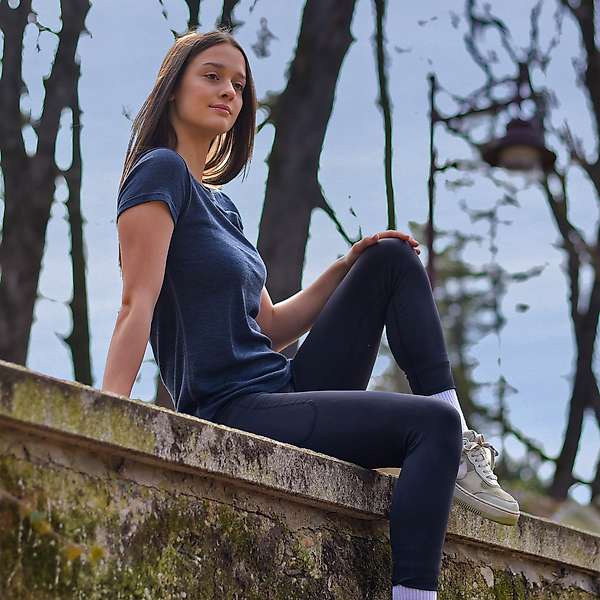 Ženska majica kratkih rukava relaxed fit Ural - 50% merino / 50% Tencel 13 / 13