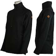 Unisex long sleeve slim fit zip neck top Elbrus - 88% extra fine merino