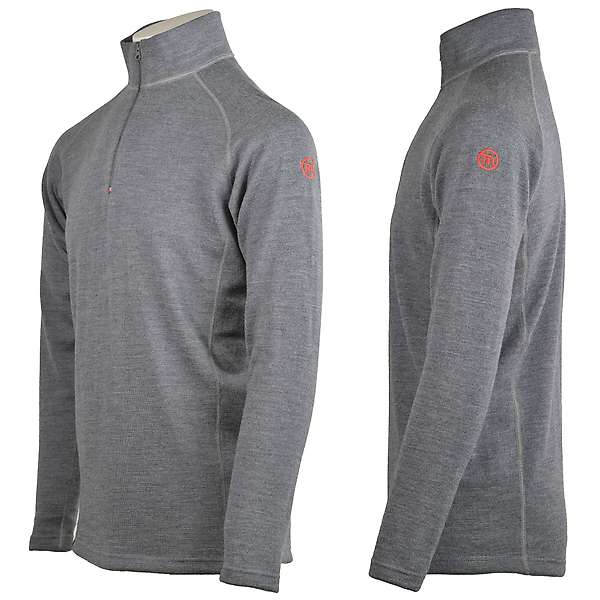 Muske drugi sloj dugih rukava sa zip kragnom Elbrus - 100% ekstra fina merino vuna 3 / 10