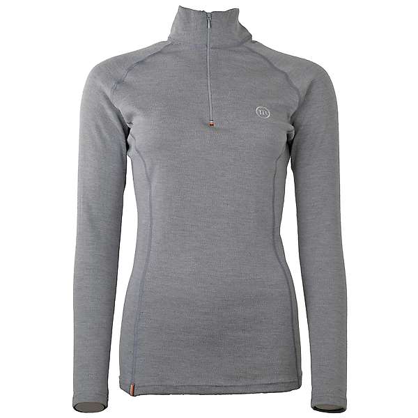 Ženska majica zip kragna dugih rukava Altai - 100% ekstra fina merino vuna 2 / 17