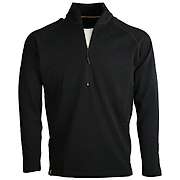 Unisex long sleeve slim fit zip neck top Elbrus - 88% extra fine merino