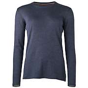 Ženska majica dugih rukava relaxed fit Ural - 50% merino / 50% Tencel