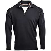 Muška majica zip kragna dugih rukava Altai - 100% ekstra fina merino vuna