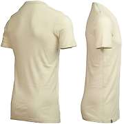 Muška majica kratkih rukava V-izrez slim fit Altai - 100% ekstra fina merino vuna