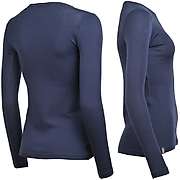 Ženska majica dugih rukava slim fit Altai - 100% ekstra fina merino vuna