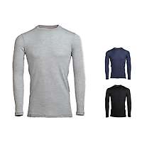 Muška majica dugih rukava slim fit Altai - 100% ekstra fina merino vuna