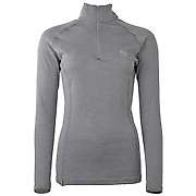 Ženska majica zip kragna dugih rukava Altai - 100% ekstra fina merino vuna