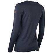 Ženska majica dugih rukava relaxed fit Ural - 50% merino / 50% Tencel