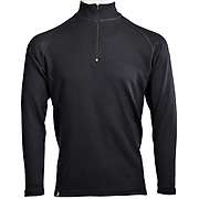 Muška majica zip kragna dugih rukava Altai - 100% ekstra fina merino vuna